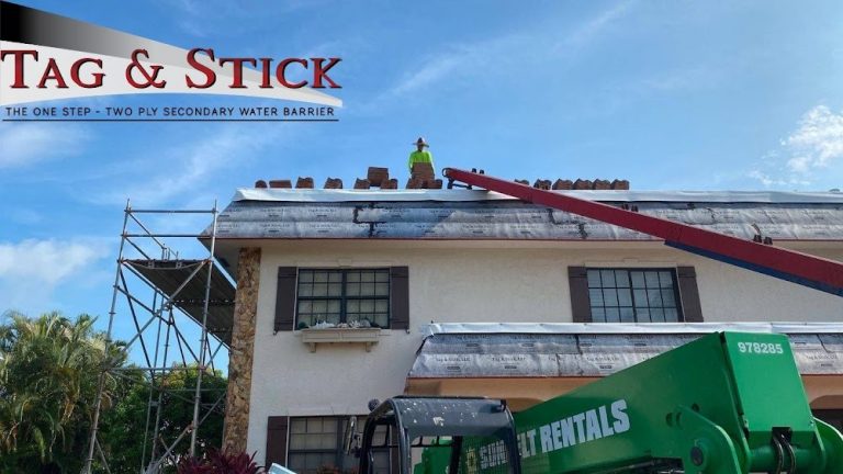 Tag & Stick Roofing Underlayment Products